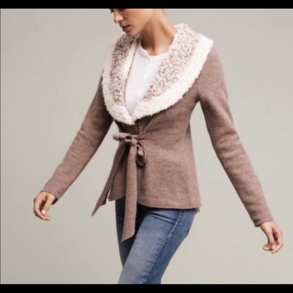 Anthropologie Sweaters - Anthropologie Rosie Neira Wool Sweater cardigan size Small